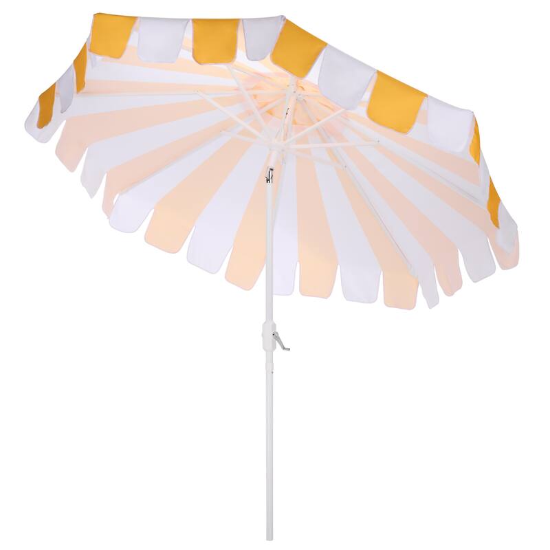 SAFAVIEH Outdoor Living Meze 9ft Crank Umbrella