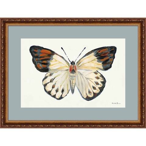 Farida Zaman 'Butterfly Study I' Framed Art