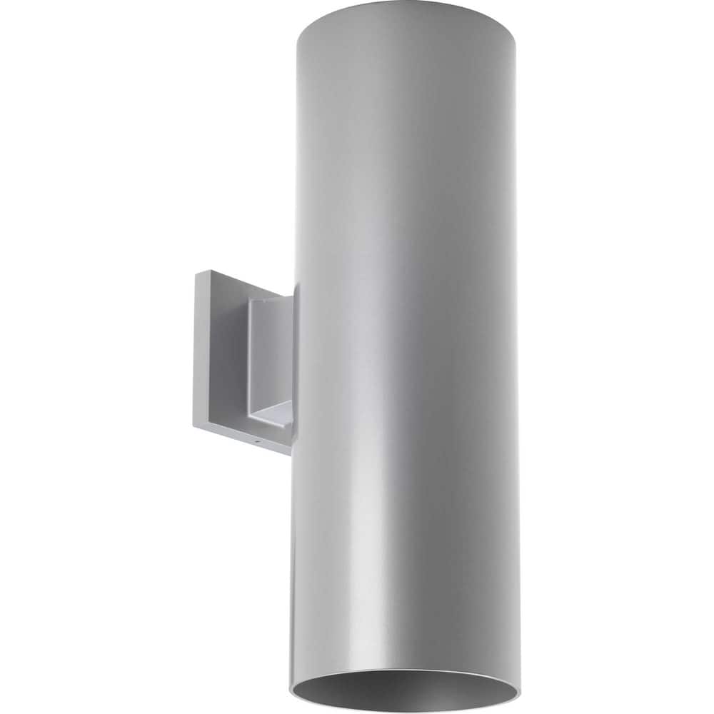 Progress Lighting Cylinder 2 Light Outdoor Wall Sconce with Metal