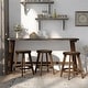 preview thumbnail 1 of 8, Furniture of America Dewl Farmhouse Walnut 4-piece Counter Table Set