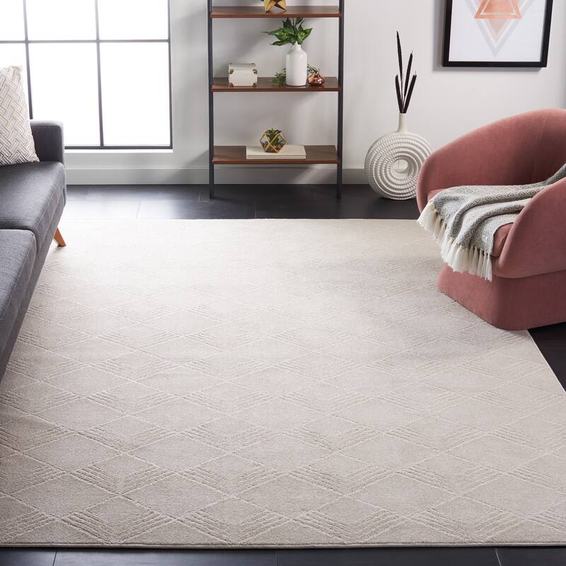 SAFAVIEH Plain and Solid Audra Geometric Rug