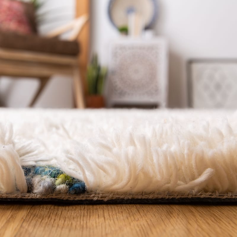 SAFAVIEH Handmade Casablanca Shag Synne Wool Rug