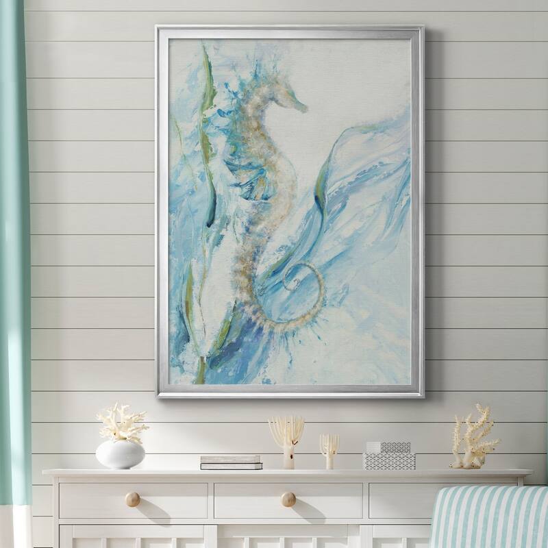 New Seahorse Premium Framed Canvas - Ready to Hang