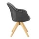 preview thumbnail 48 of 56, Art Leon Modern Wood Swivel Chair with Oak Legs