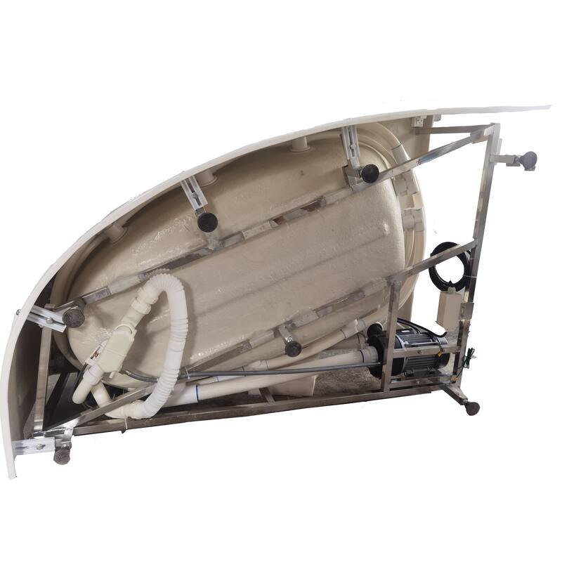 EAGO AM161-L White Acrylic 5-foot Whirlpool Bath Tub With Left Drain