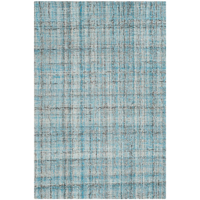 SAFAVIEH Handmade Abstract Nettie Modern Viscose Rug - 4' x 6' - Blue/Multi