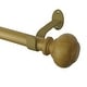 preview thumbnail 3 of 10, Rhinebeck Rustic Faux Wood 1" Window Drapery Single Curtain Rod