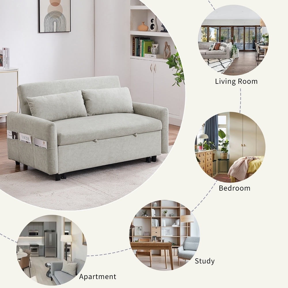 Beige Microfiber Sofa Beds Bed Bath Beyond