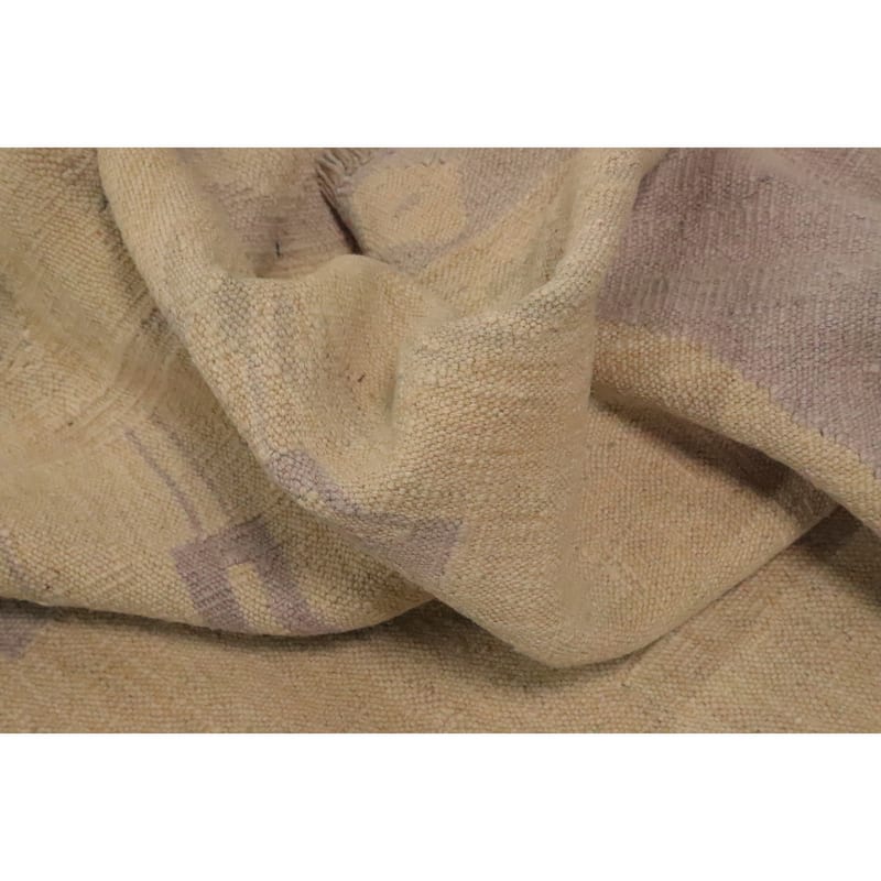 Hand Woven Oriental 100% Wool Carpet Southwestern Tribal Purples Kilim Area Rug - 9' 0'' X 6' 0''