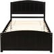 preview thumbnail 3 of 7, Twin Wood Platform Bed with Headboard and Footboard: Classic Design with Solid Pine Construction and Stable Slats