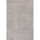preview thumbnail 114 of 131, JONATHAN Y Aarhus Minimalist Angle Geometric Ivory/Cream Area Rug 3 X 5 - Gray/Ivory