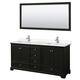 Option Dark Espresso / Carrara Cultured Marble Top /