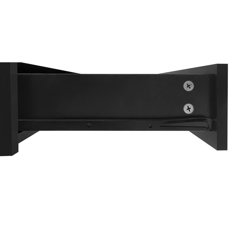 Modern High Gloss Square Coffee Table with 4 Drawers and Storage - 31.5" W × 31.5" D × 13.7" H