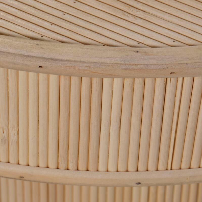 Alden Decor Eden Bamboo Side Accent Table