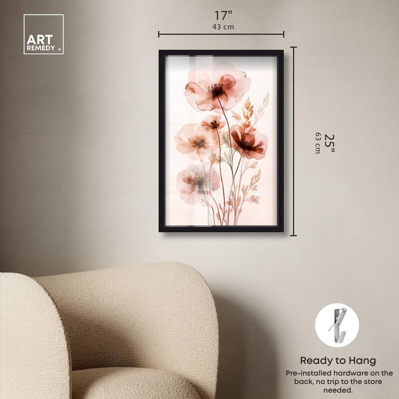 Petal Dye III Shadowbox by Art Remedy