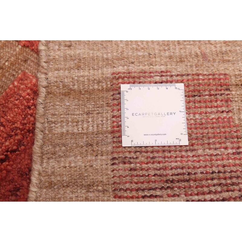 ECARPETGALLERY Hand-knotted Tangier Red Wool Rug - 8'4 x 10'1