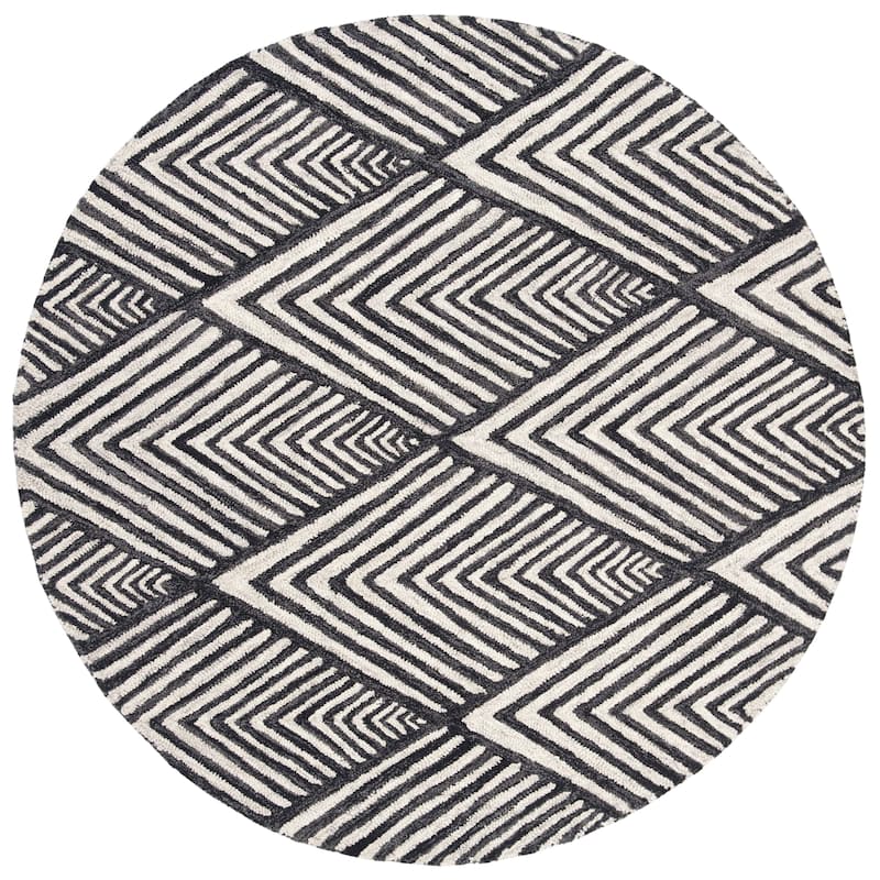 SAFAVIEH Handmade Micro-Loop Hinderike Wool Rug