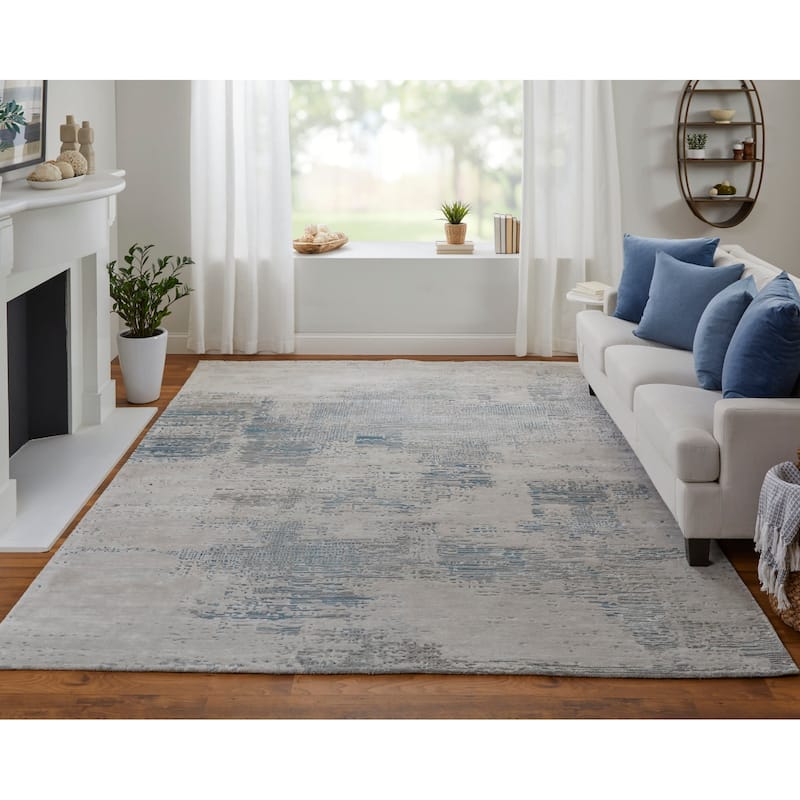 Grand Bazaar Valin Hand Tufted Abstract Modern Area Rug