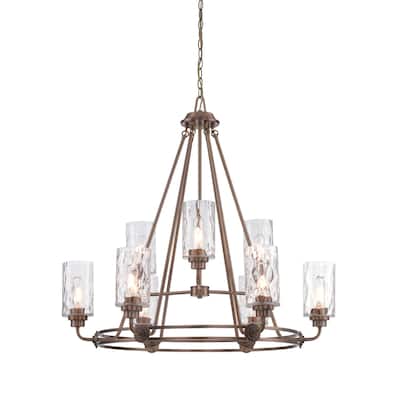 Designers Fountain Gramercy Park 9 Light 2 Tier Chandelier