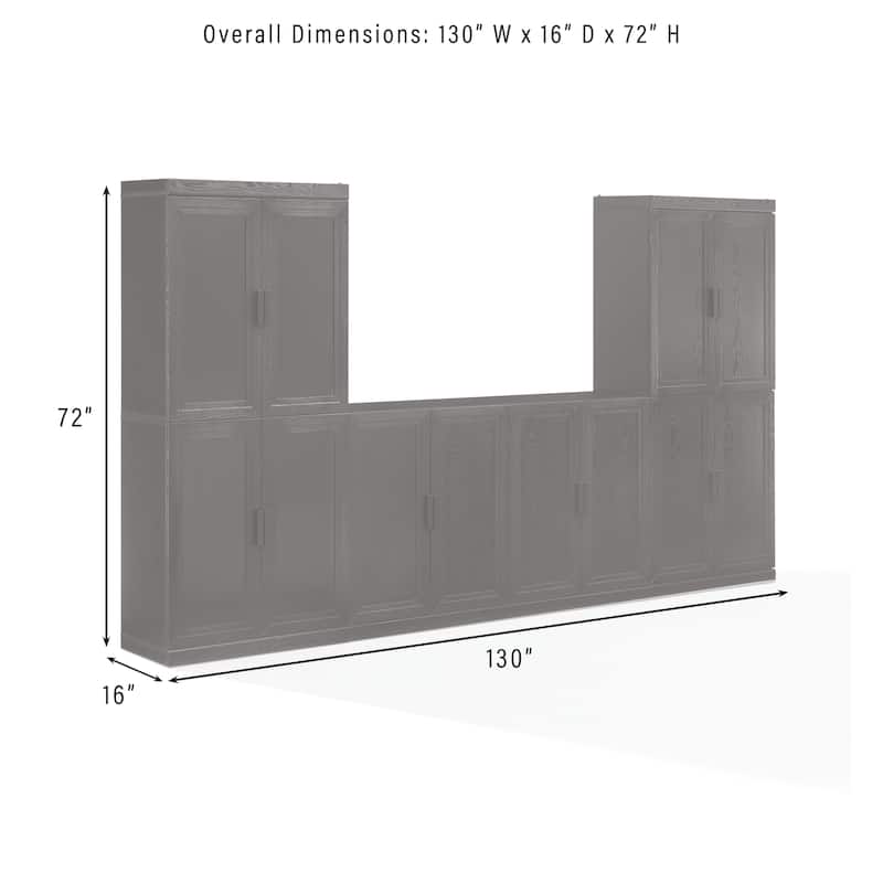 Crosley Essen 3-Piece Entertainment Center