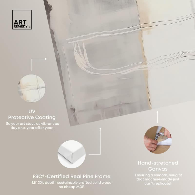 Gestural Glyphs I Canvas by Art Remedy, Gallery Wrapped