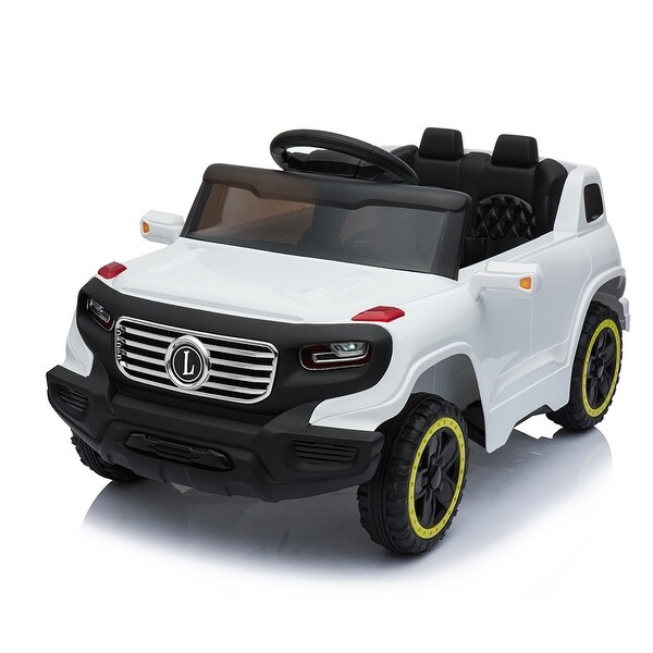 Electric Car with 6V Children Car Pre-Programmed Music and Ride on Car Remote control. Opens flyout.