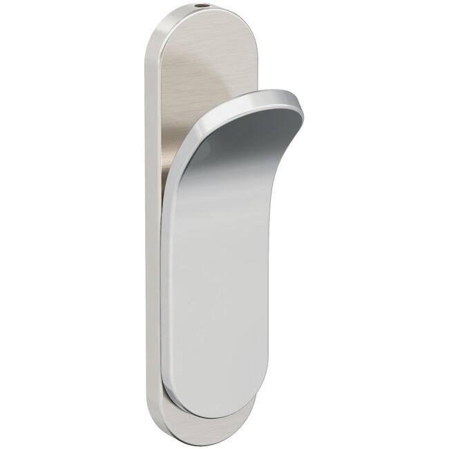 Amerock HBX37012 Unison Single Robe Hook - Satin Nickel / Chrome