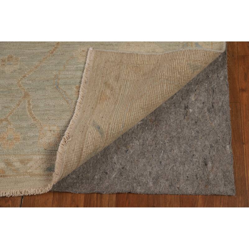 Vegetable Dye Oriental Oushak Turkish Area Rug Handmade Wool Carpet - 9'6"x 12'6"