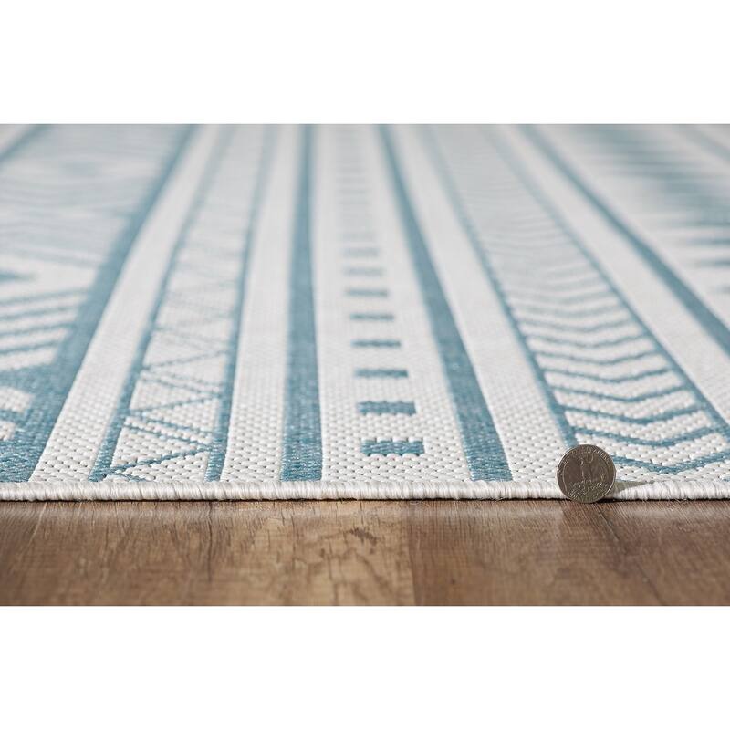 Domani Pyramids Hygge Boho Indoor/ Outdoor Rug