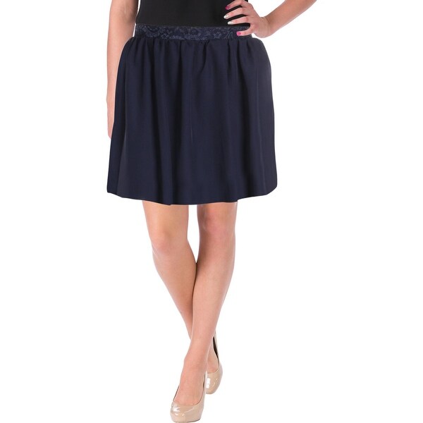 Speechless Womens Juniors Mini Skirt Special Occasion Short - Navy - 5 ...