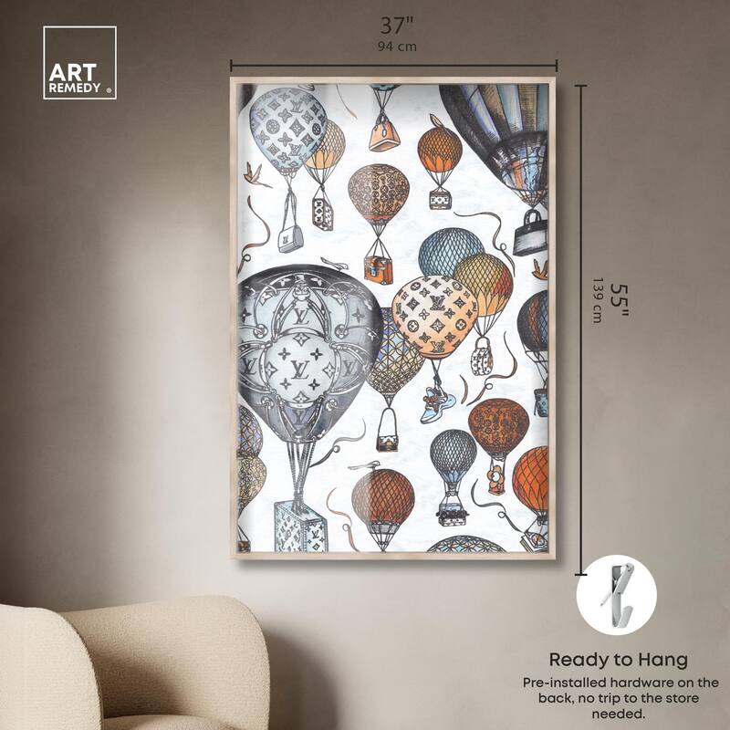 Doll Memories - Fashion Balloons Shadowbox by Art Remedy