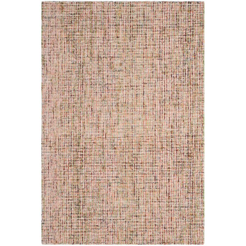 SAFAVIEH Handmade Abstract Lottie Modern Wool Rug - 3' x 5' - Gold/Blue - Rectangle