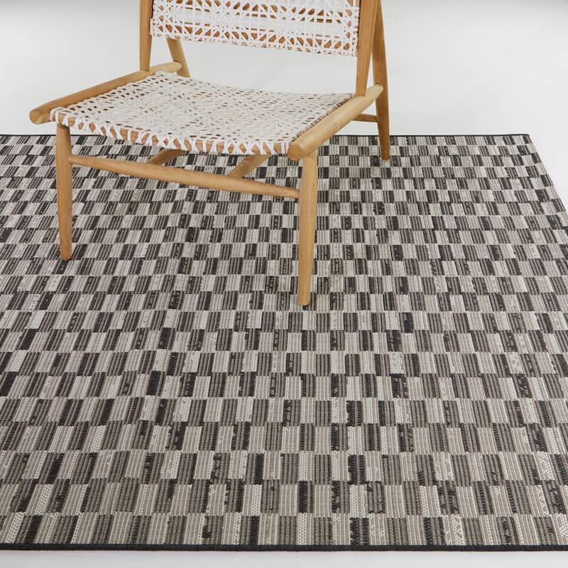 Joan Checkered Indoor/Outdoor Area Rug
