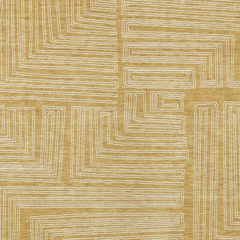 HomeRoots Geometric Transitional Rectangle Outdoor Rug