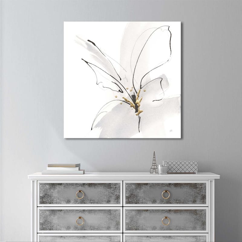 "Cool Gray VII (Square)" Print on Canvas