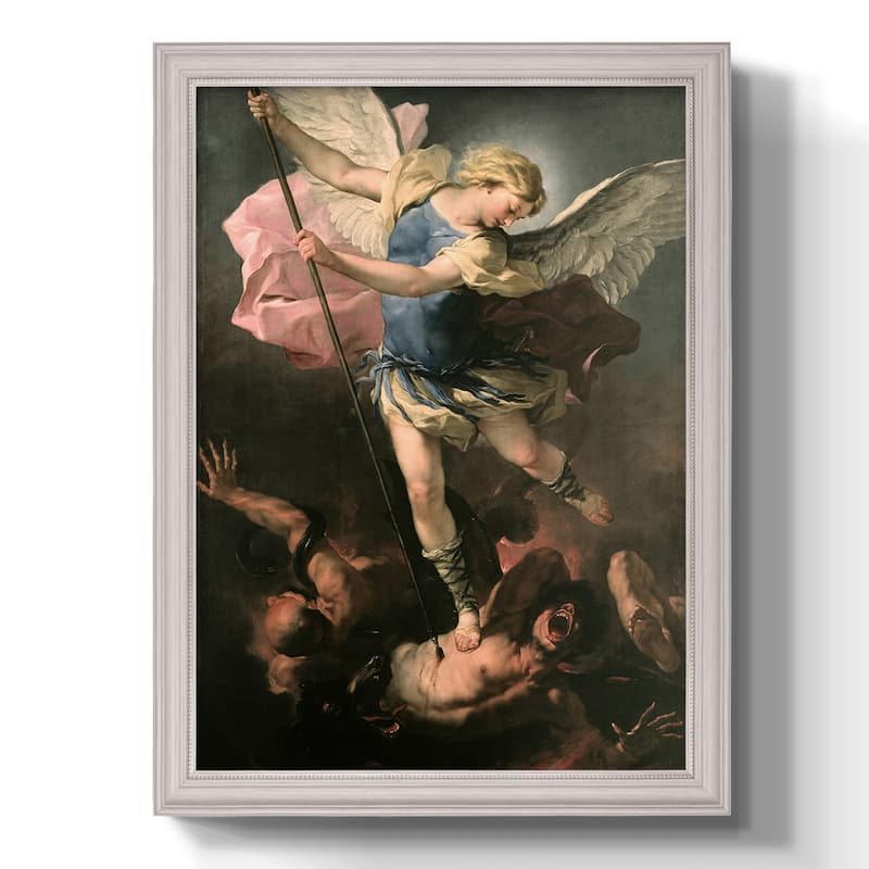 St. Michael Premium Framed Canvas- Ready to Hang