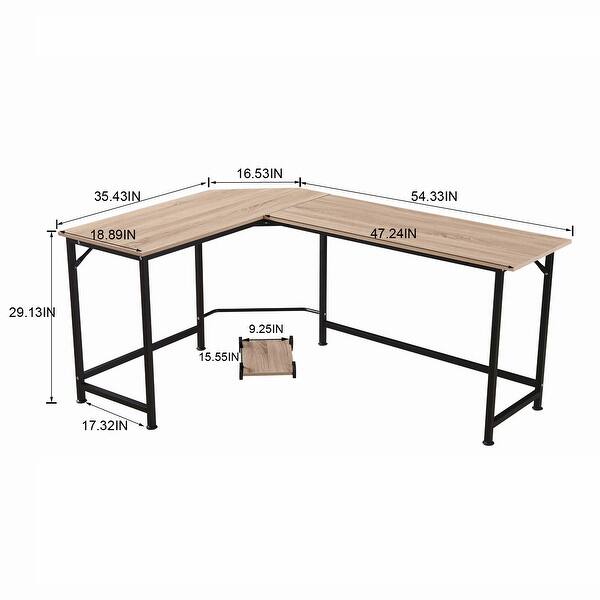 Shop Mcombo Office Desk L Shape Corner Computer Pc Latop Study