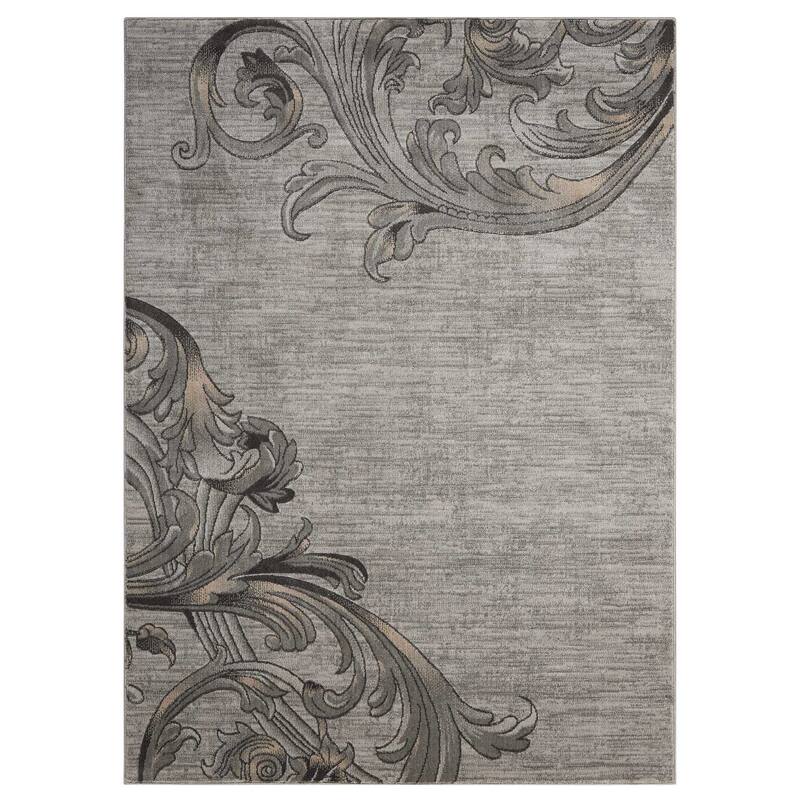 Nourison Maxell Abstract Ombre Damask Floral Botanical Area Rug