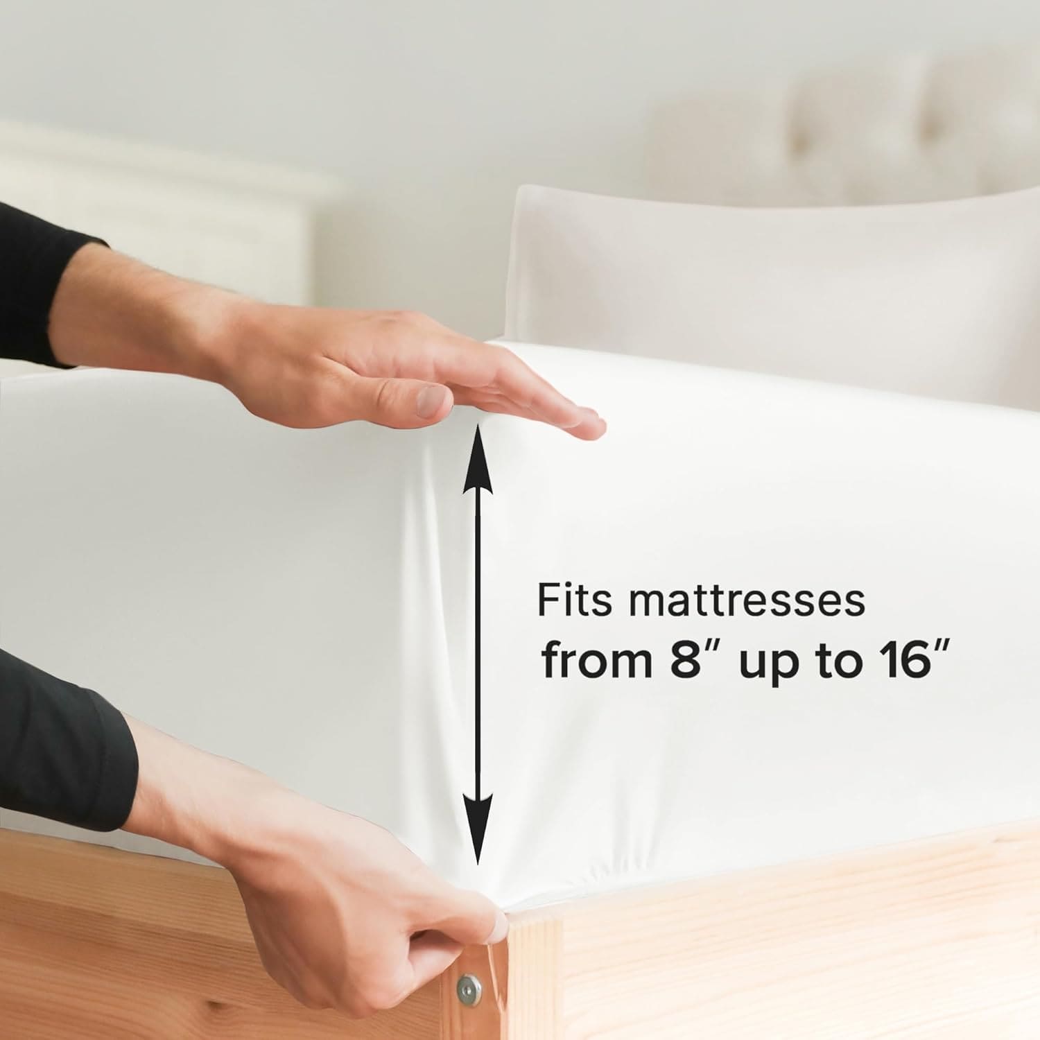 CGK Linens Microfiber 8" - 16" Deep Pocket Soft Fitted Sheet - Picture 70 of 413