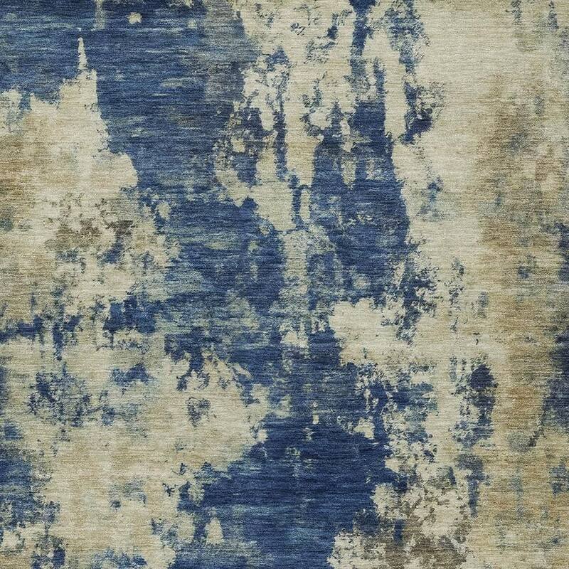 HomeRoots Abstract Transitional Rectangle Outdoor Rug - 9' X 12'