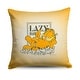 preview thumbnail 1 of 4, Nickelodeon Garfield 18 Inch Throw Pillow 18x18 - Lazy Day