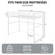preview thumbnail 26 of 31, Metal Loft Bed Twin, Loft Bed Frame with Guard Rails and Flat Ladder