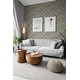 preview thumbnail 3 of 5, NextWall Chevron Wood Peel and Stick Removable Wallpaper - 20.5 in. W x 18 ft. L