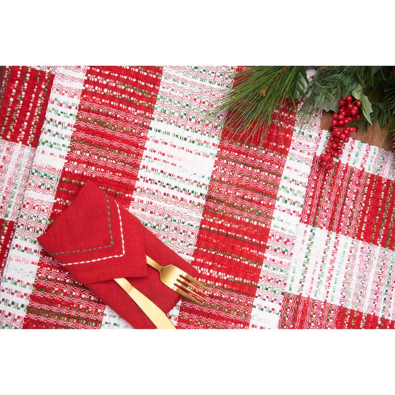 Christmas Woven Mélange Placemat Set of 6, 14" x 20"