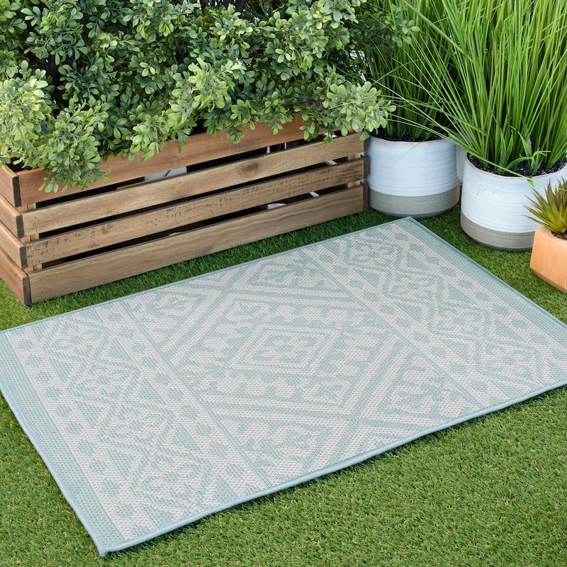 Vision Scandinavian Diamond Indoor/Outdoor Area Rug