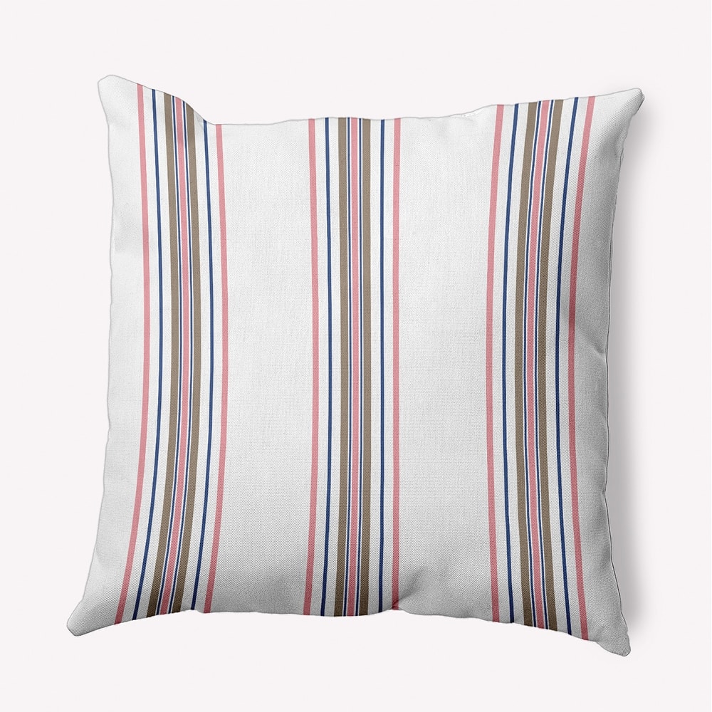 Smart Stripes Indoor/Outdoor Throw Pillow