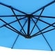 preview thumbnail 52 of 50, Sunnydaze Offset Outdoor Patio Umbrella with Crank - 9-Foot