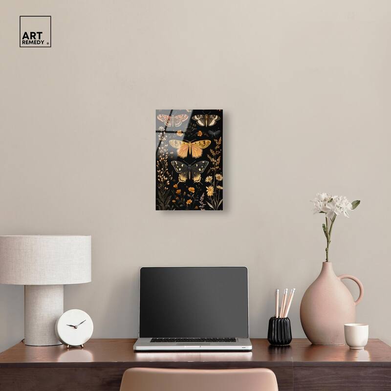 Winged Visitors II Acrylic by Art Remedy, Ready to Hang