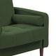 preview thumbnail 64 of 68, 2 Set Modern Wide Armchair Corduroy Accent Chairs