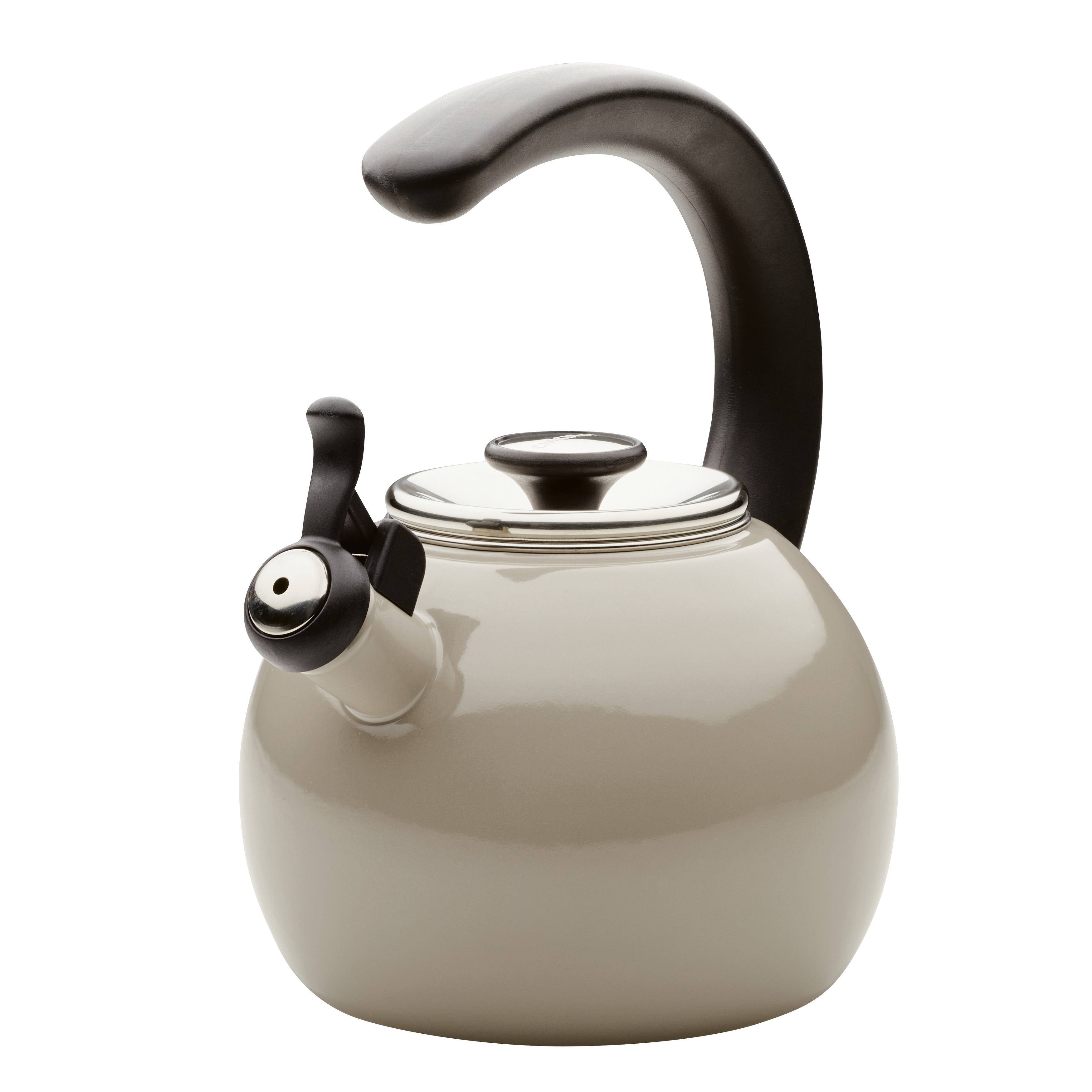 Circulon Enamel on Steel Whistling Induction Teakettle With Flip